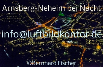Arnsberg-Neheim bei Nacht Luftbild, Nr. 1868, 18.01.2014, Bernhard Fischer
