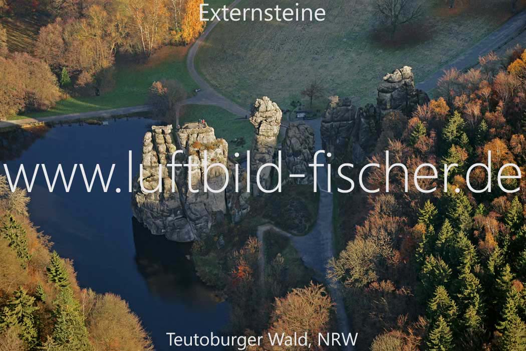 Externsteine, Luftbild NRW, Bernhard Fischer, Nr. 1840, 17.11.2012