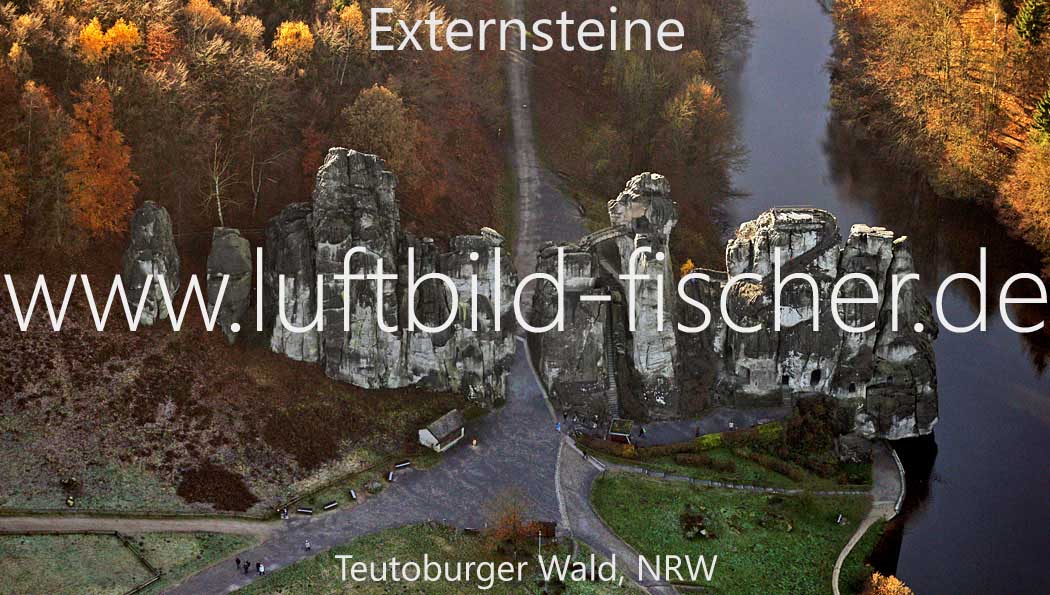 Externsteine, Luftbild NRW, Bernhard Fischer, Nr. 1841, 17.11.2012