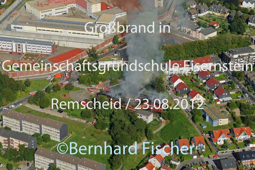 GGS Eisernstein, Feuer, Brand, Remscheid, Bild Nr. 1834, 23.08.2012, Bernhard Fischer