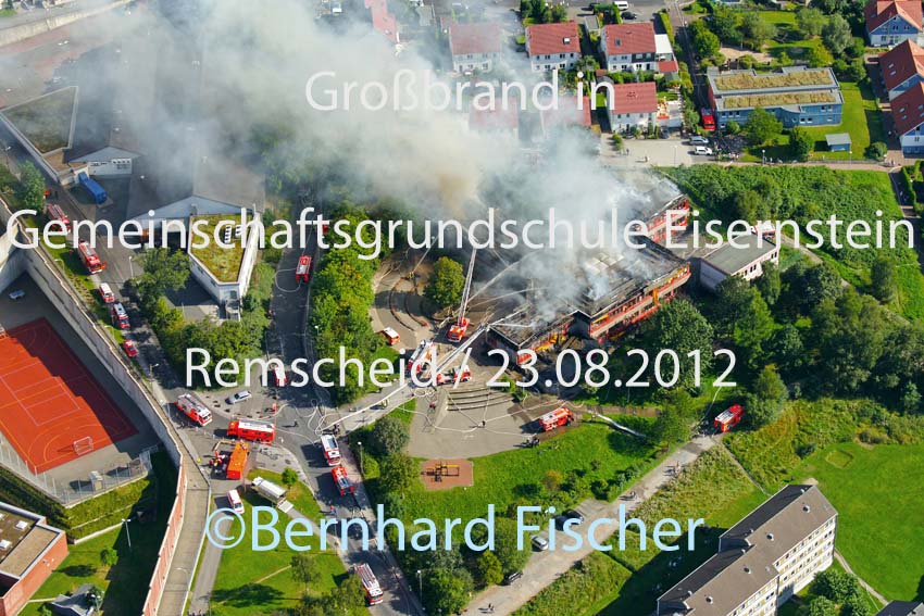 GGS Eisernstein, Feuer, Brand, Remscheid, Bild Nr. 1836, 23.08.2012, Bernhard Fischer