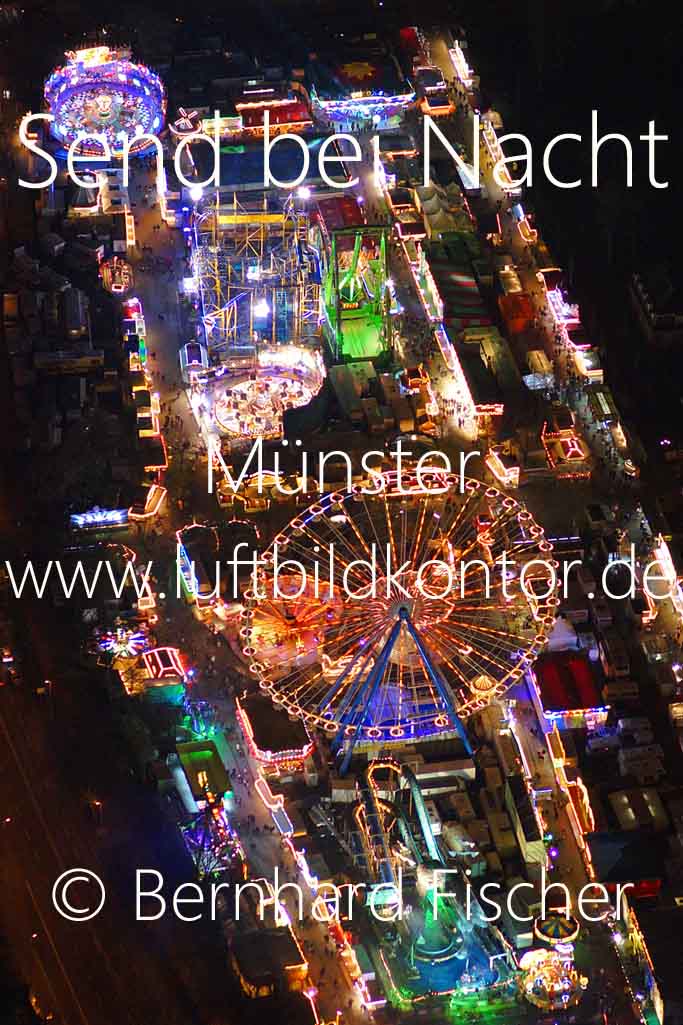 Send Muenster Luftbild Nacht B. Fischer, Bild Nr. 1908, 23.03.2014