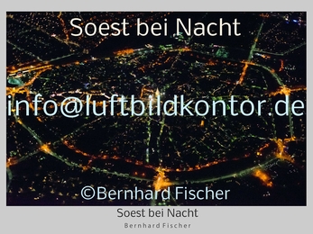 Soest bei Nacht Luftbild, Nr. 1876, 12.01.2014, Bernhard Fischer