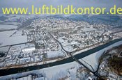 Wickede (Ruhr) unter erstem Schnee, Luftbild Nr 1493, 19.12.2009, B. Fischer Luftbild