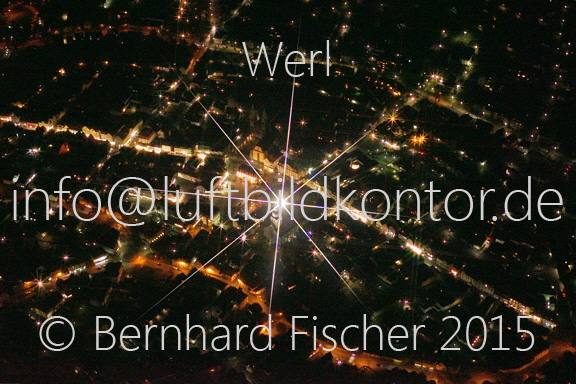 Werl Nacht Luftbild Bernhard Fischer, 06.11.2015, Nr. 3015