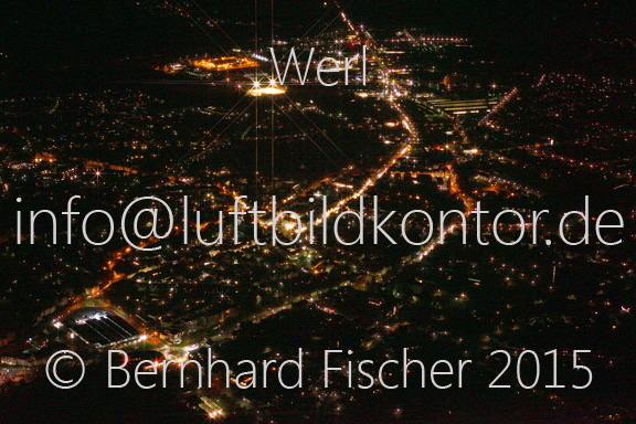 Werl Nacht Luftbild Bernhard Fischer, 06.11.2015, Nr. 3021