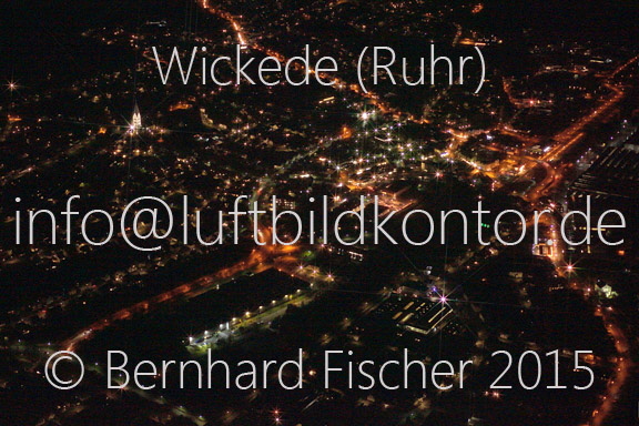 Wickede Nacht Luftbild Bernhard Fischer, 06.11.2015, Nr. 2941