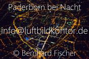 nan_Paderborn bei Nacht Luftbild, Bernhard Fischer, 06.11.14, Nr. 8686