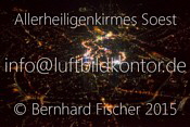 nan_Soest, Allerheiligenkirmes Nacht Luftbild, 06.11.2015, B.Fischer, Nr. 3027-kl