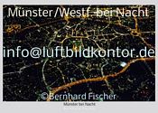 nan_Münster bei Nacht Luftbild, Nr. 1874, 18.01.2014, Bernhard Fischer