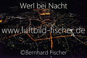 nan_Werl bei Nacht, Bernhard Fischer Luftbild, Nr. 1897, 23.02.2014